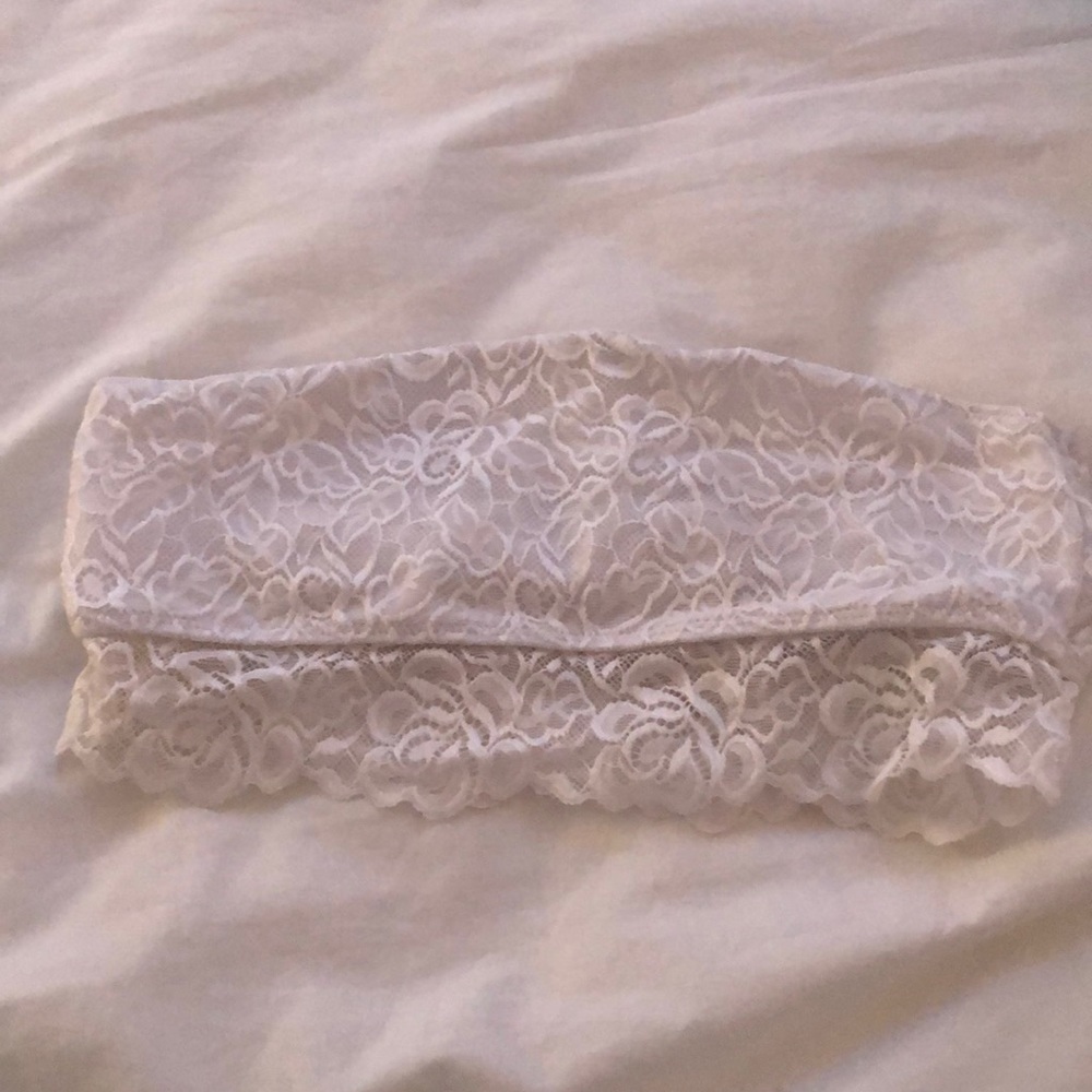 white bandeau
